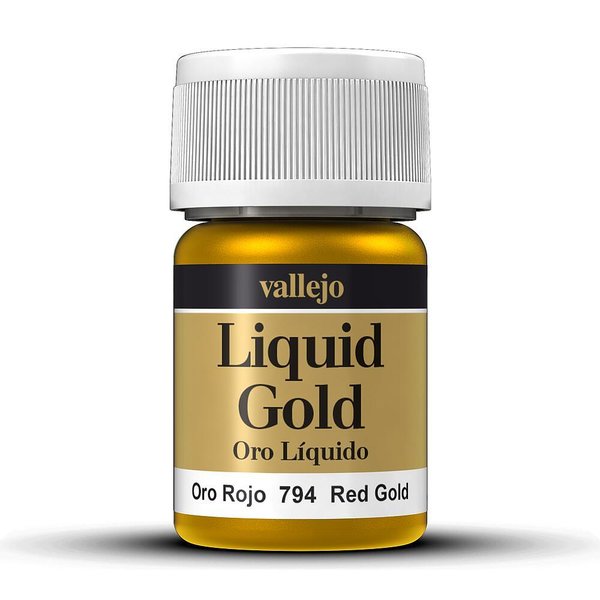 Vallejo Model Color Rotgold, Auf Alkoholbasis, Metallic, 35 ml