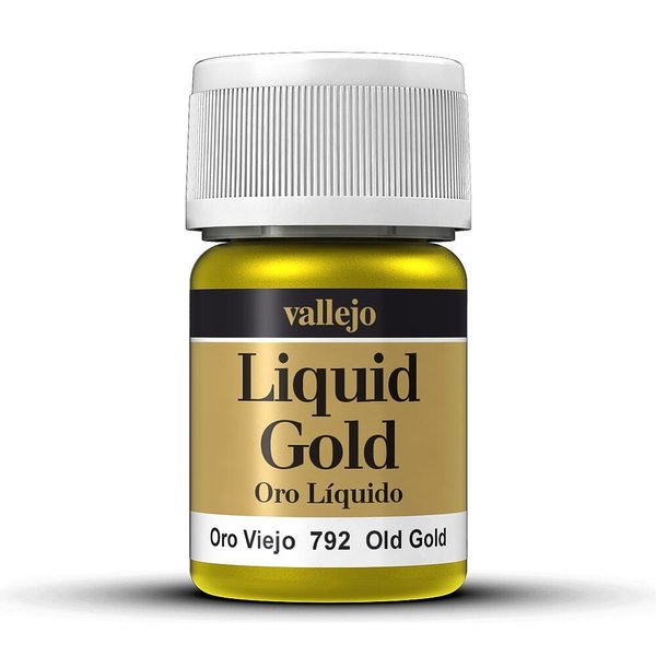 Vallejo Model Color Altgold, Auf Alkoholbasis, Metallic, 35 ml
