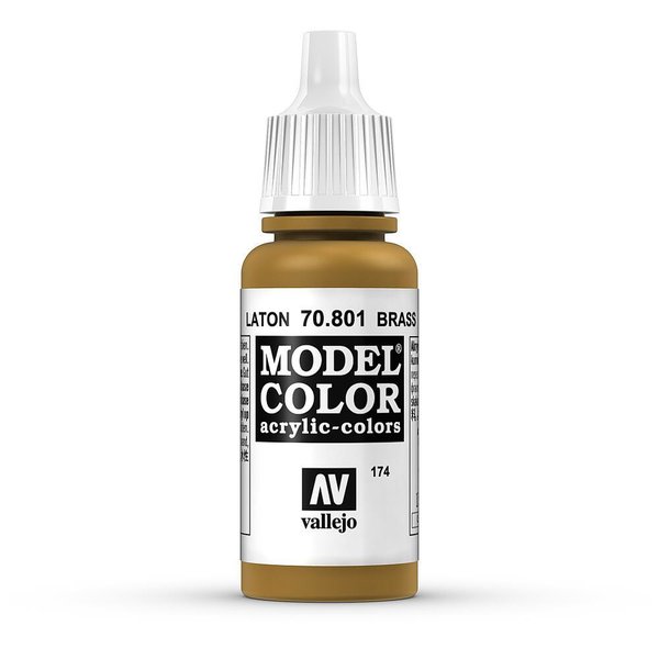 Vallejo Model Color Messing, Metallic, 17 ml
