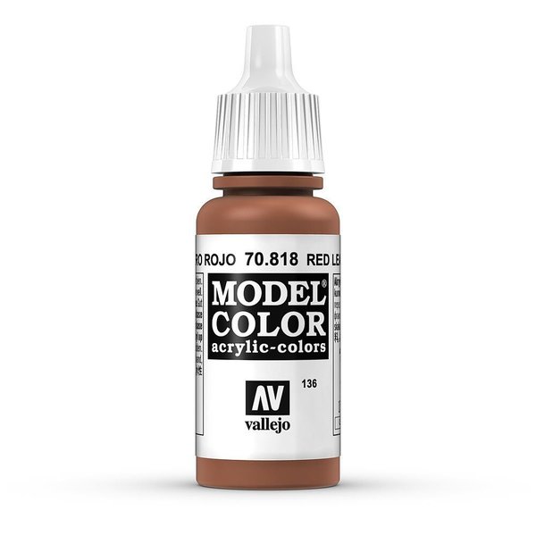 Vallejo Model Color Lederrot, matt, 17 ml