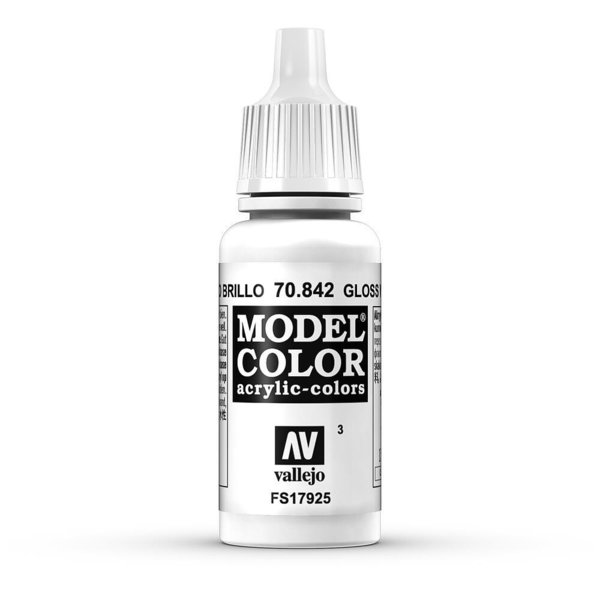Vallejo Model Color Glanzweiß, glänzend, 17 ml