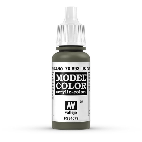 Vallejo Model Color US Dunkelgrün, matt, 17 ml