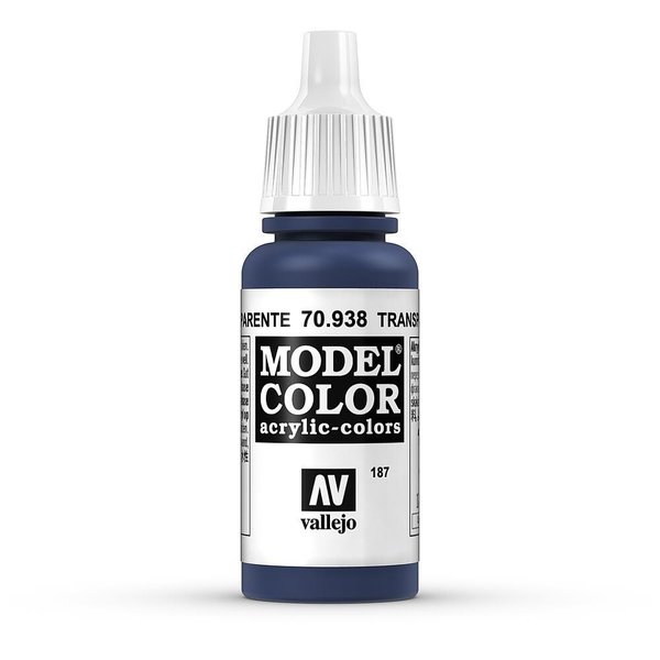 Vallejo Model Color Blau, transparent, 17 ml
