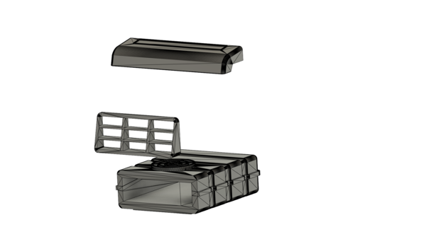 CK Modellbau Dachklimaanlage inkl. Spoiler für Schuco Unimog U1600